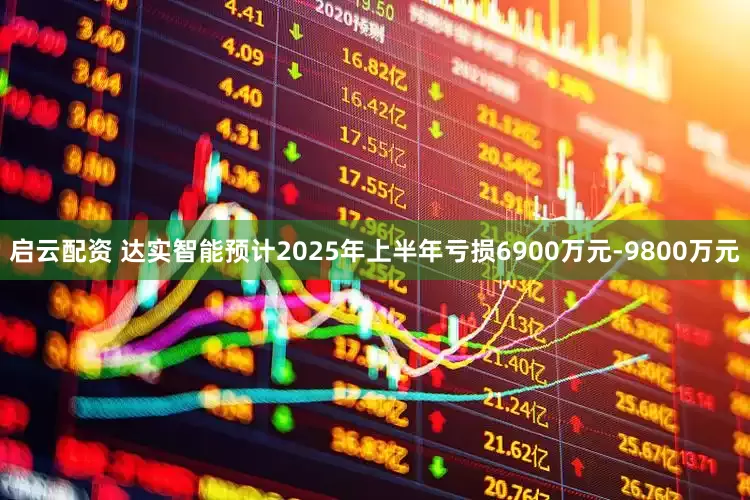 启云配资 达实智能预计2025年上半年亏损6900万元-9800万元